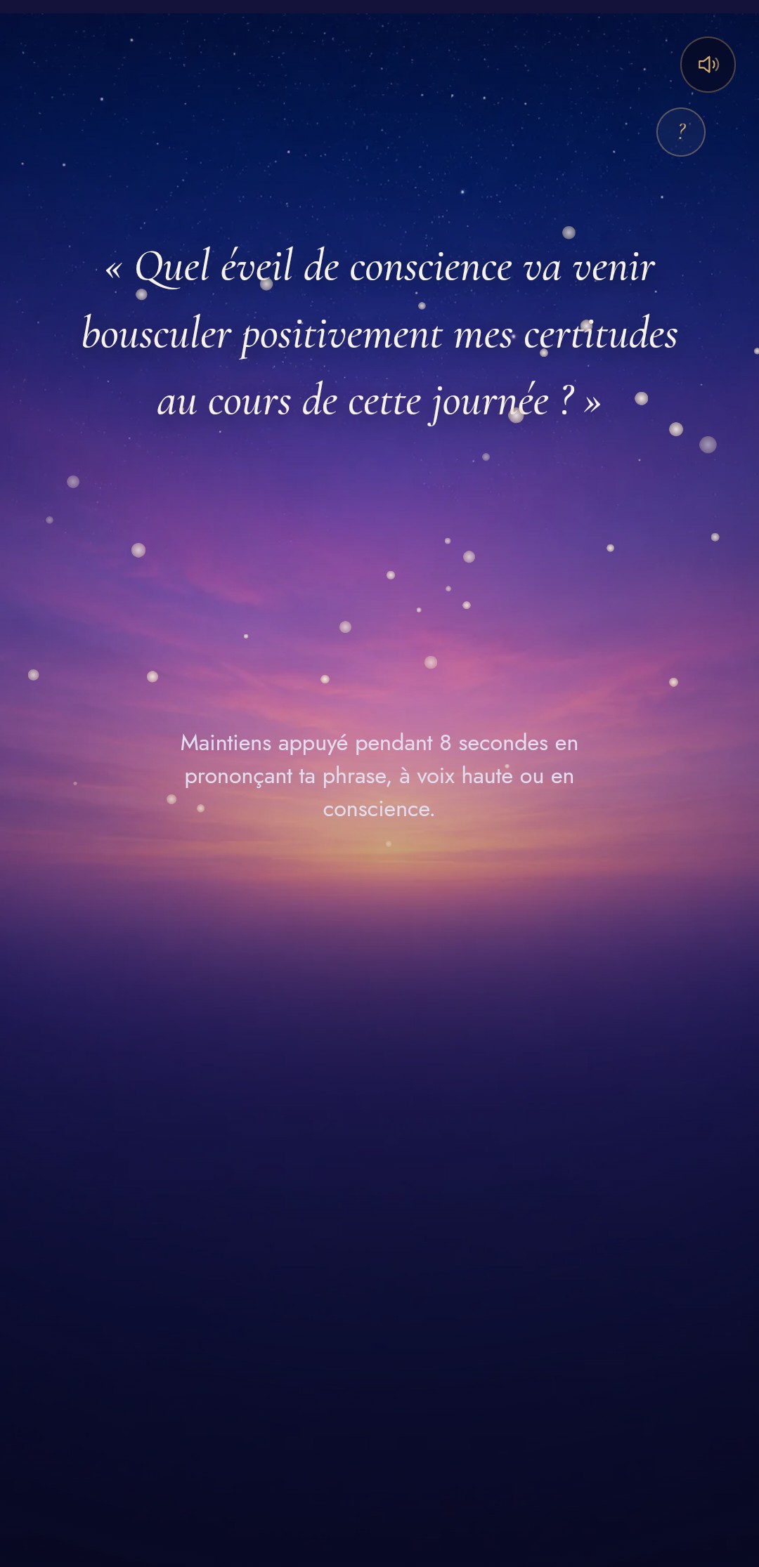 Naéora — exercice du matin